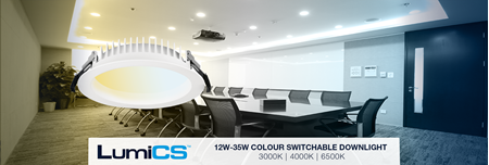 Picture for category Benefits of colour switchable downlights