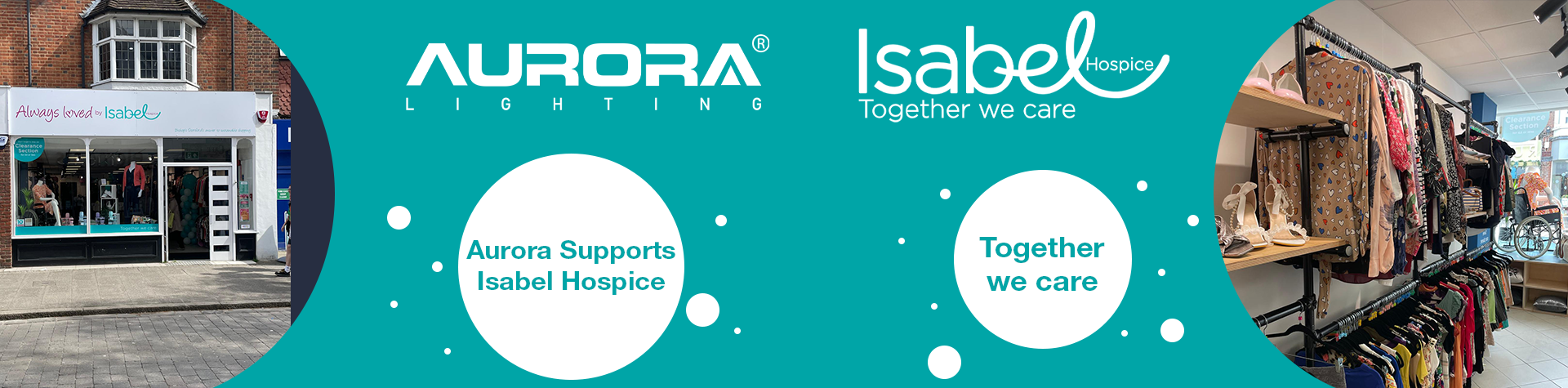 Show products in category Aurora  Announce Isabel Hospice as Charity Partner