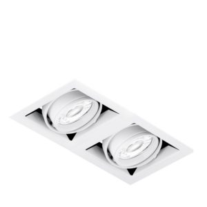 EN-MGU102 EDLM™ GU10 Adjustable Twin Downlight