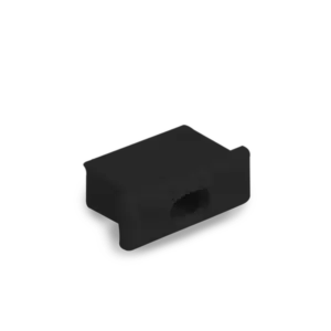 Profile End Cap with Cable Entry for AU-CH101x Black
